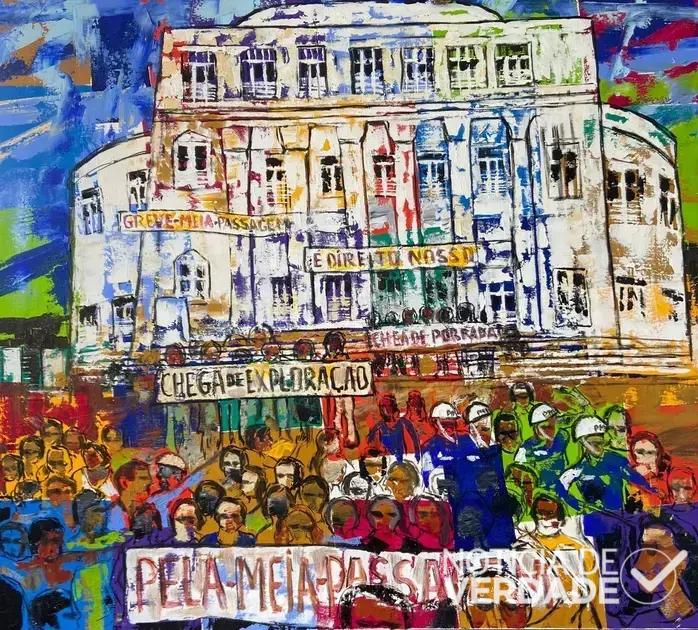 Exposição Celebrativa: 40 Anos da Democracia em Artes de Betto Pereira
