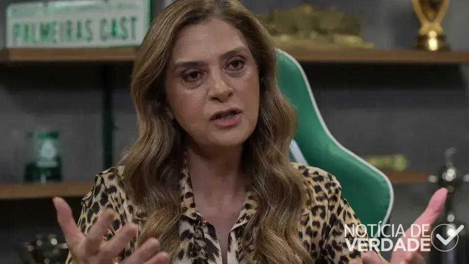 Leila Pereira critica jogadores que reclamaram de gramado sintético no Brasil
