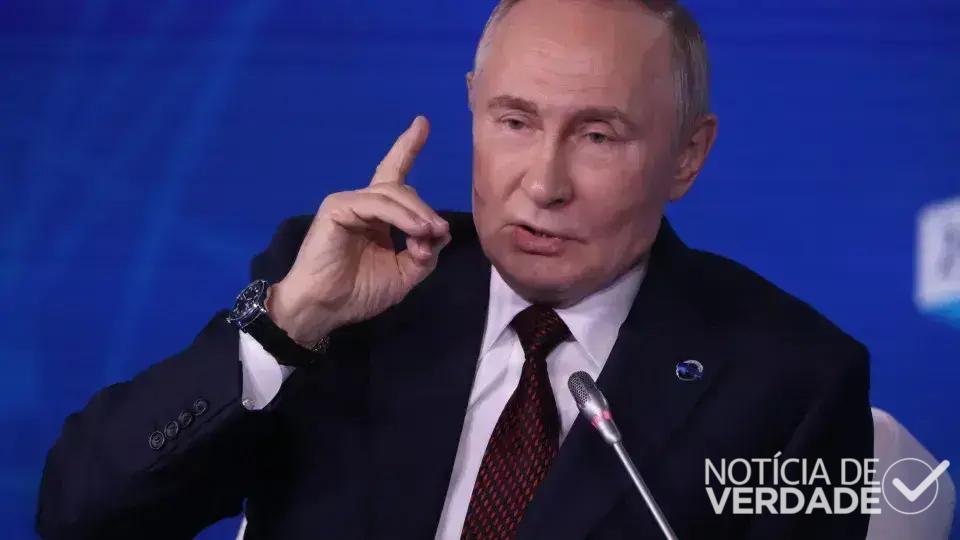 Putin considera cessar-fogo com a Ucrânia, mas exige negociações com EUA