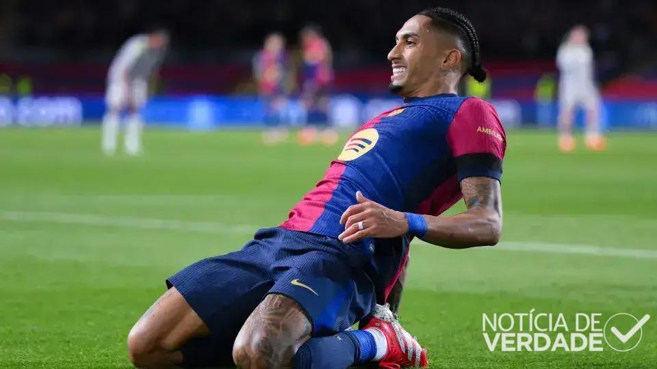 Raphinha brilha no jogo e revela momento no hospital com o filho